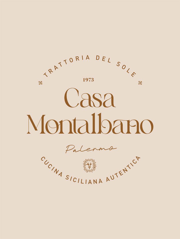 Poster citation en italien casa montalbano format 30x40 cm