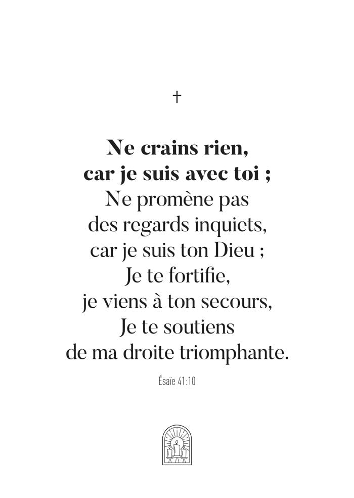 Esaïe 41:10 - Édition 2 - Affiche Chrétienne