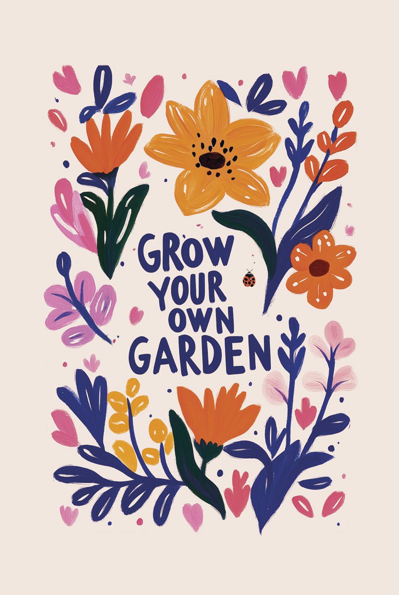 Jardin Secret - Affiche Folk Art