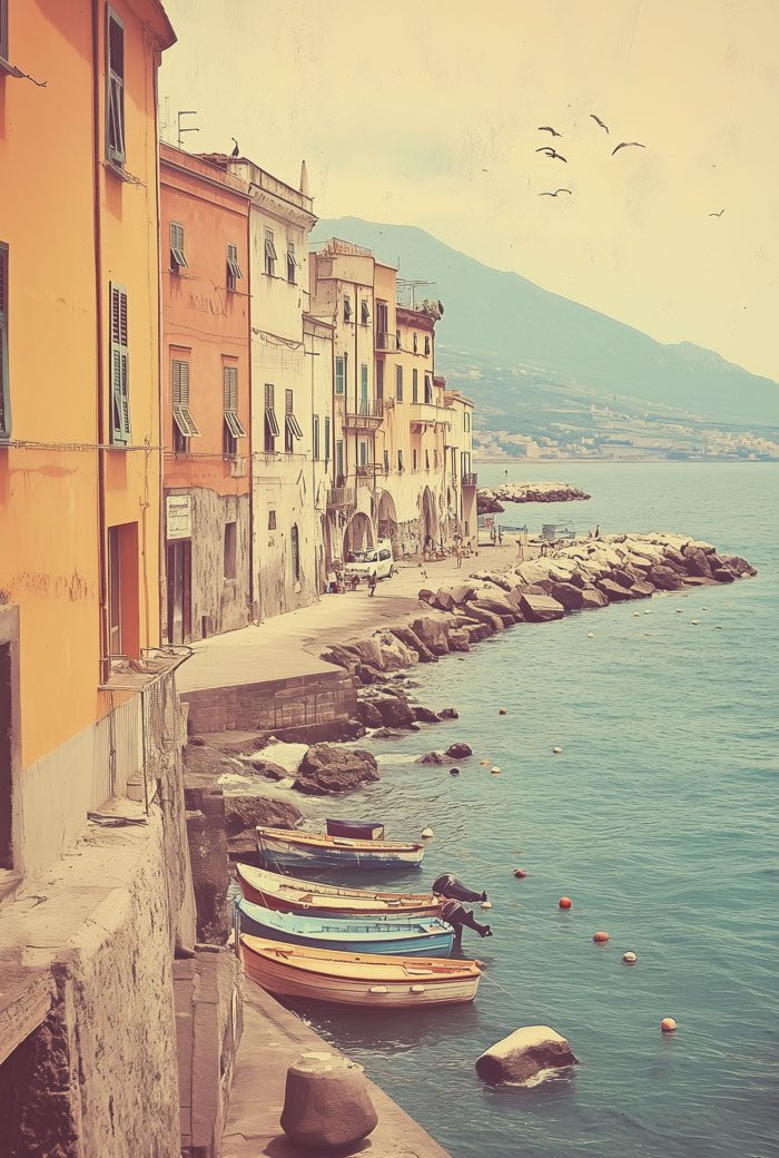 poster photo mattina a castellammare en format 40x60cm