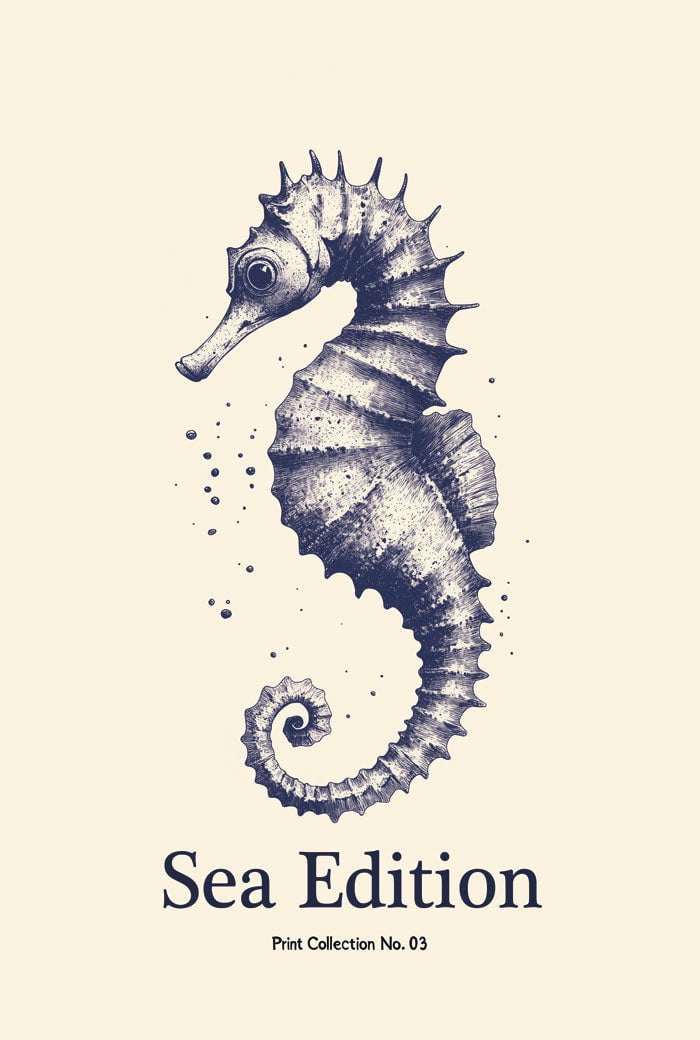Poster été sea edition no 3 format 40x60 cm