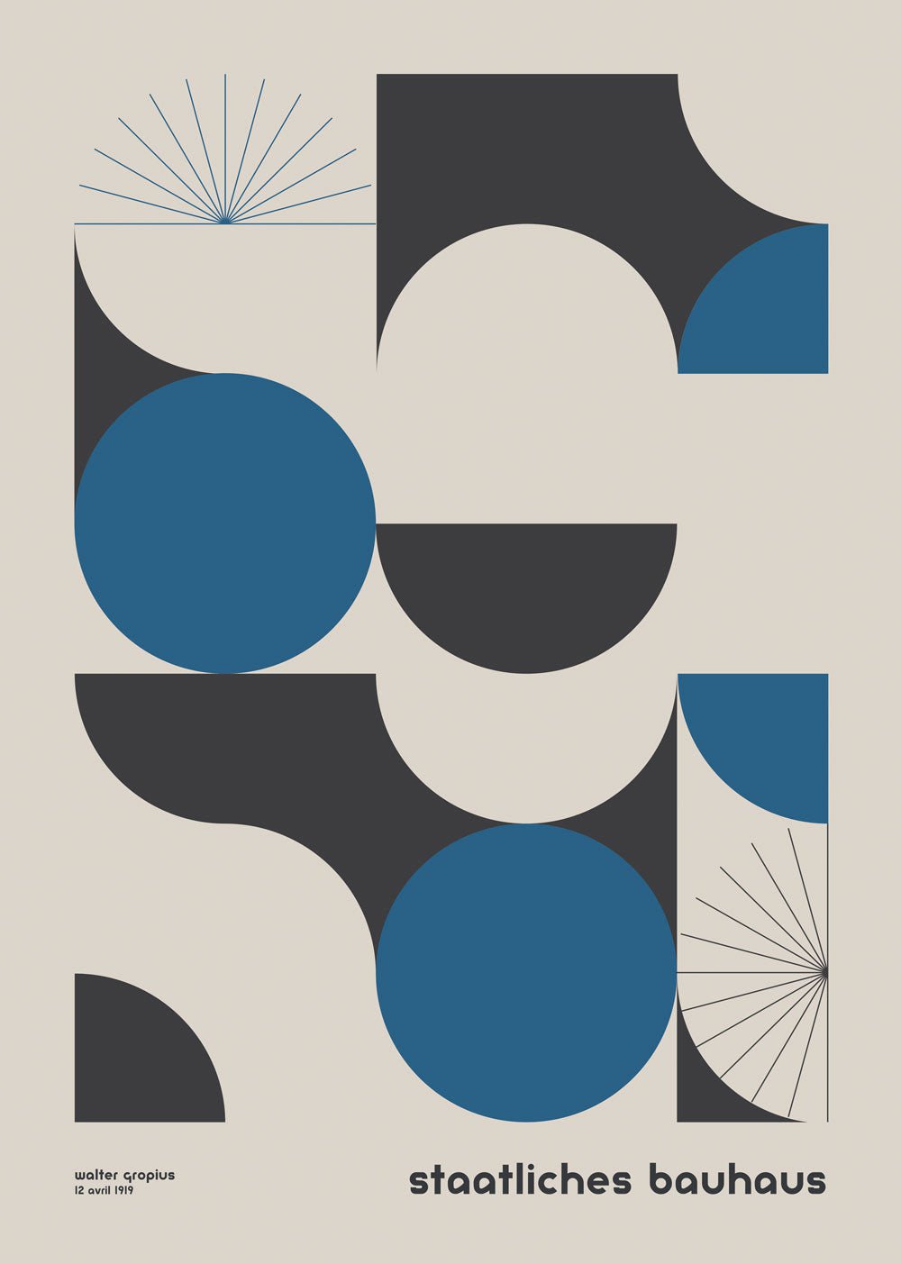 Staatliches Bauhaus (+4 Coloris)