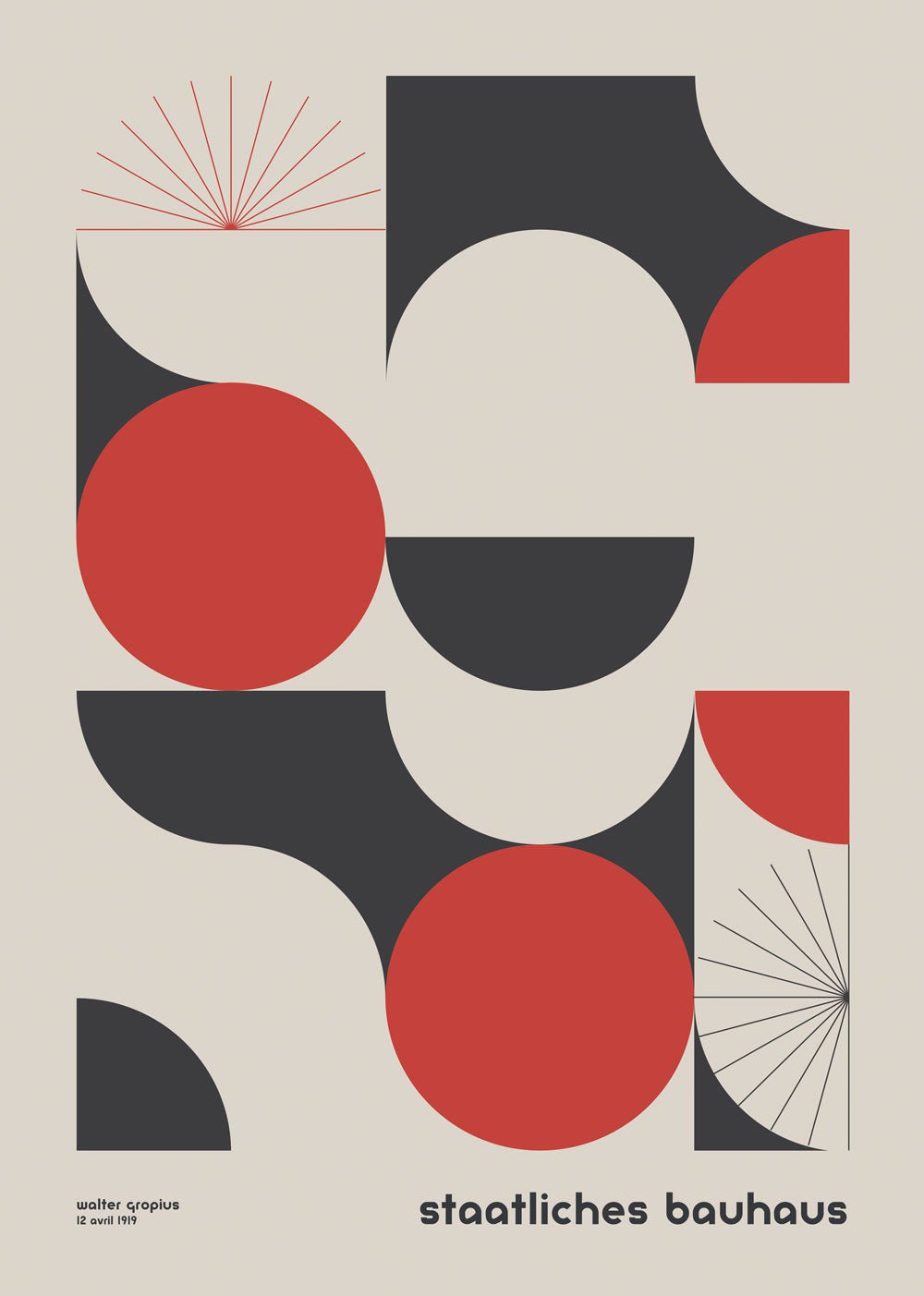 Staatliches Bauhaus (+4 Coloris)