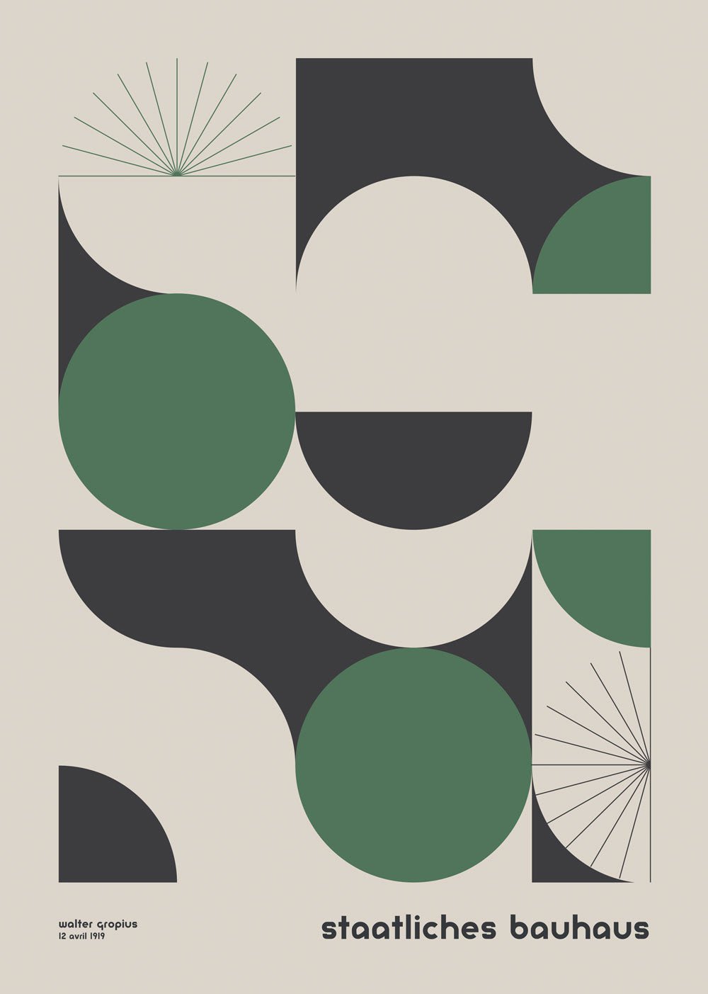Staatliches Bauhaus (+4 Coloris)