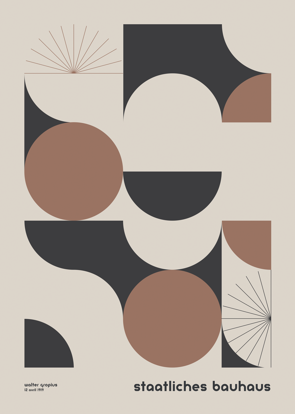 Staatliches Bauhaus (+4 Coloris)