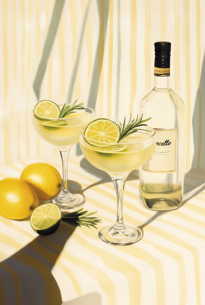Poster été l'ora del limoncello en taile 40x60cm