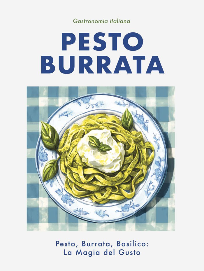Pasta pesto burrata