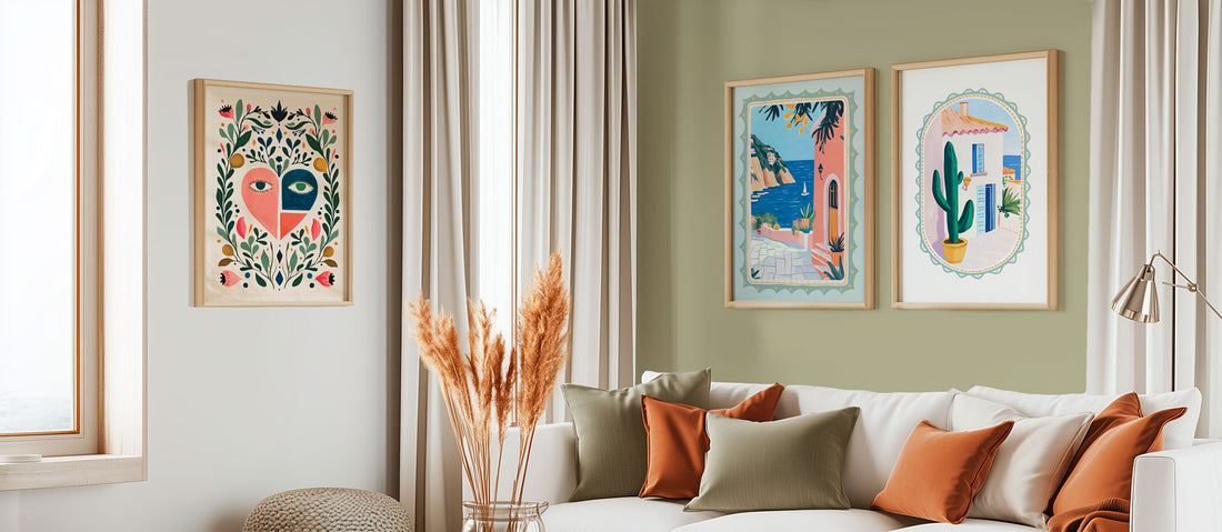 Affiches et posters tendance deco 2026 dans un intérieur moderne 2026