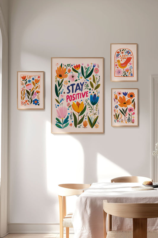 Pack Folk Art - 4 affiches murales - Stock Limitée