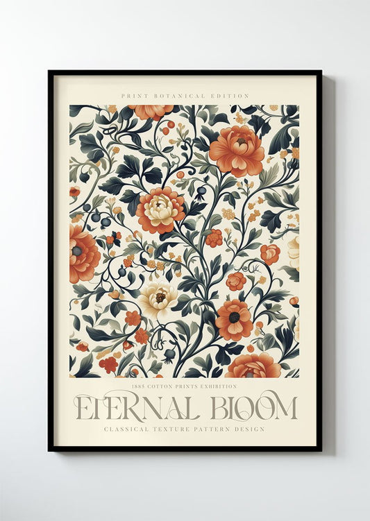 Eternal Bloom Série 3 - 1885 Cotton Print Exhibition