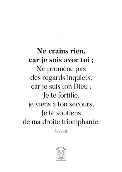 Esaïe 41:10 - Édition 2 - Affiche Chrétienne