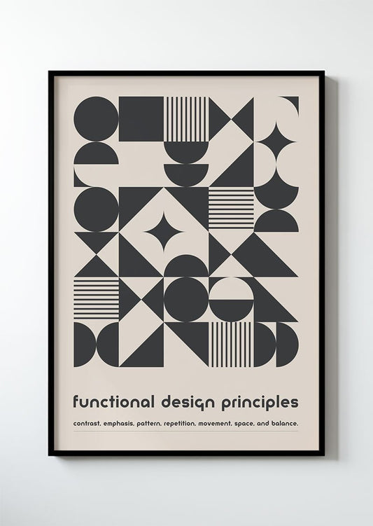 Functional design principles (+9 coloris)