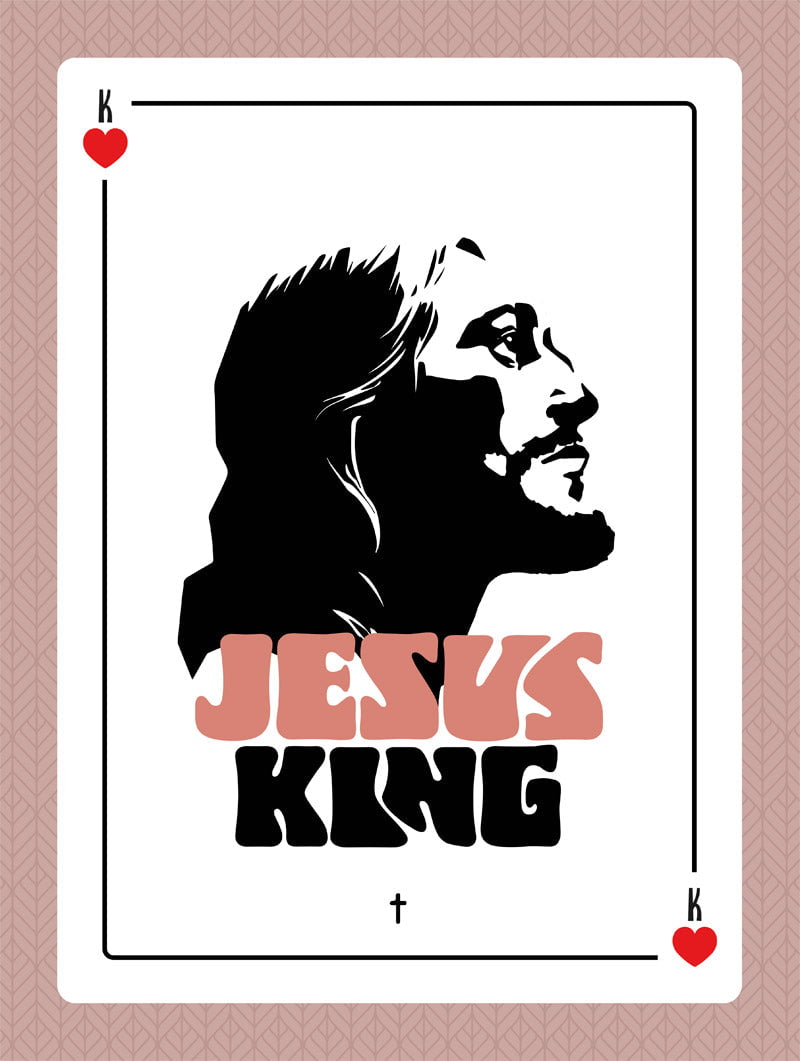 Jesus King (+4 coloris) - Affiche Chrétienne