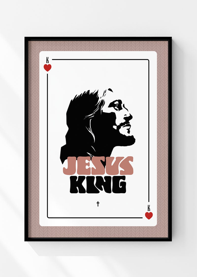 Jesus King (+4 coloris) - Affiche Chrétienne