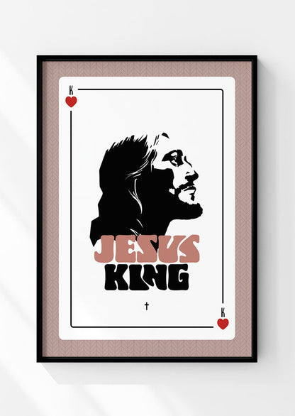 Jesus King (+4 coloris) - Affiche Chrétienne