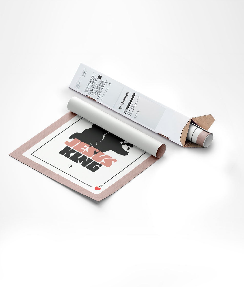 Jesus King (+4 coloris) - Affiche Chrétienne