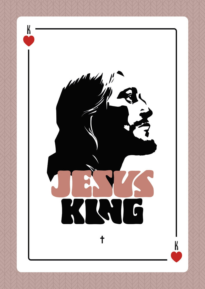 Jesus King (+4 coloris) - Affiche Chrétienne