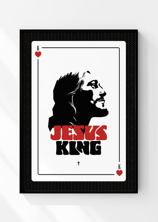 Jesus King (+4 coloris) - Affiche Chrétienne