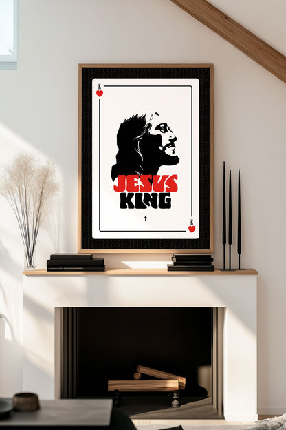 Jesus King (+4 coloris) - Affiche Chrétienne
