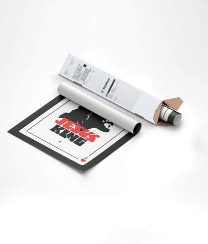 Jesus King (+4 coloris) - Affiche Chrétienne