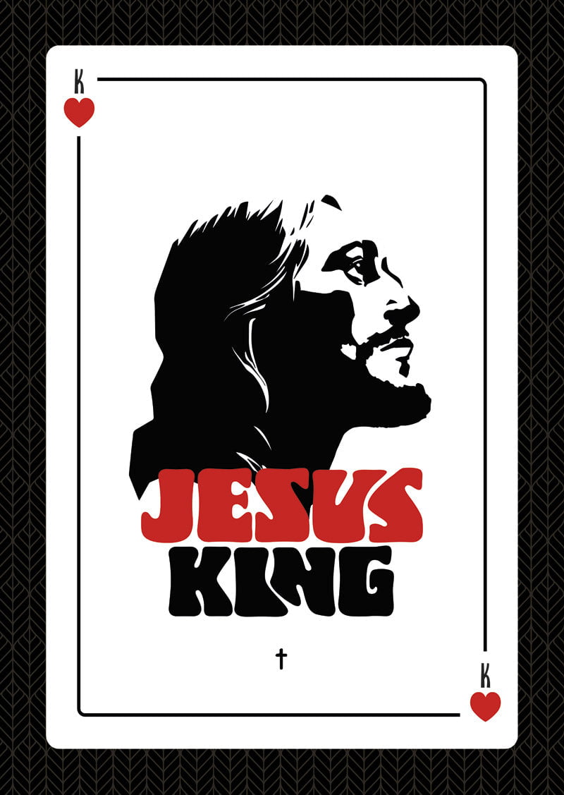 Jesus King (+4 coloris) - Affiche Chrétienne