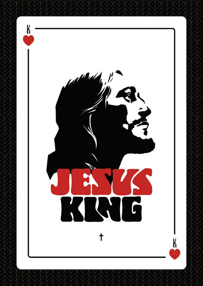 Jesus King (+4 coloris) - Affiche Chrétienne