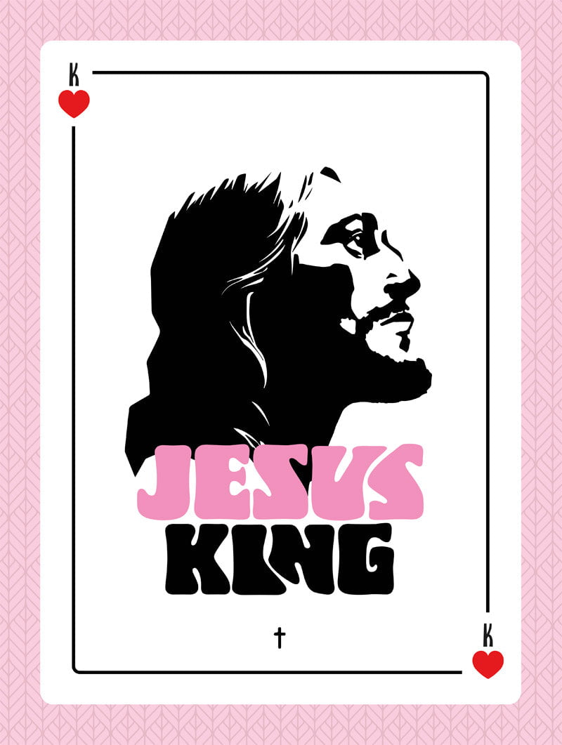 Jesus King (+4 coloris) - Affiche Chrétienne