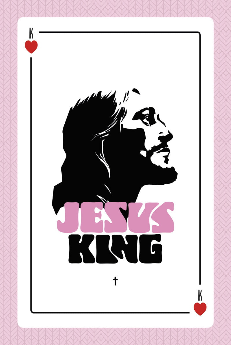 Jesus King (+4 coloris) - Affiche Chrétienne