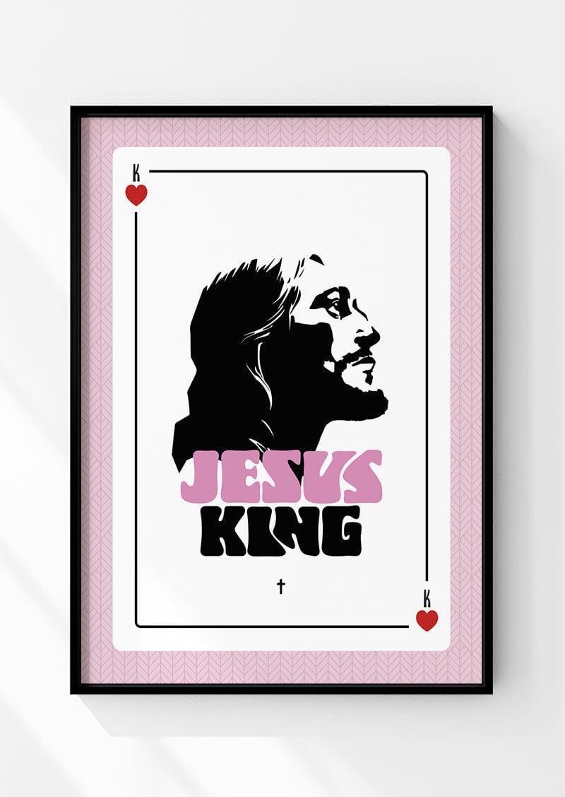 Jesus King (+4 coloris) - Affiche Chrétienne