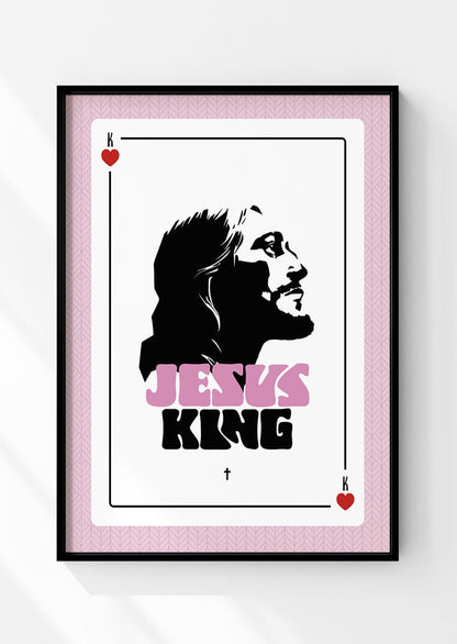 Jesus King (+4 coloris) - Affiche Chrétienne