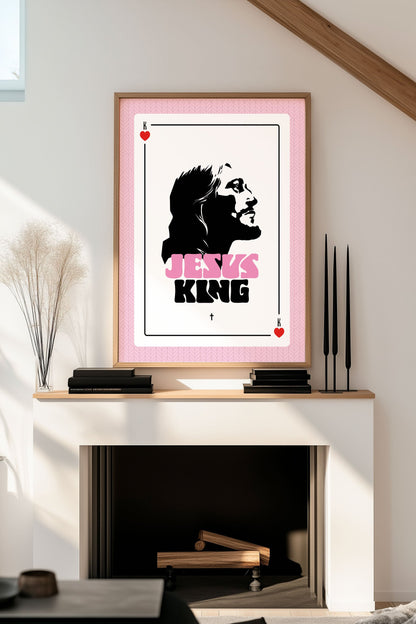 Jesus King (+4 coloris) - Affiche Chrétienne