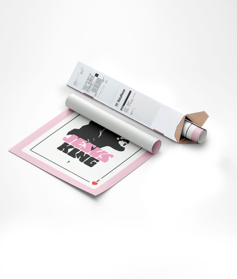 Jesus King (+4 coloris) - Affiche Chrétienne