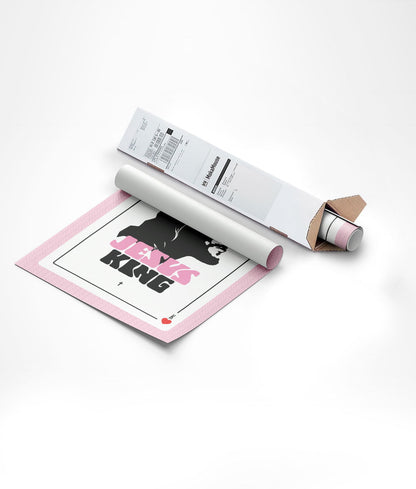 Jesus King (+4 coloris) - Affiche Chrétienne