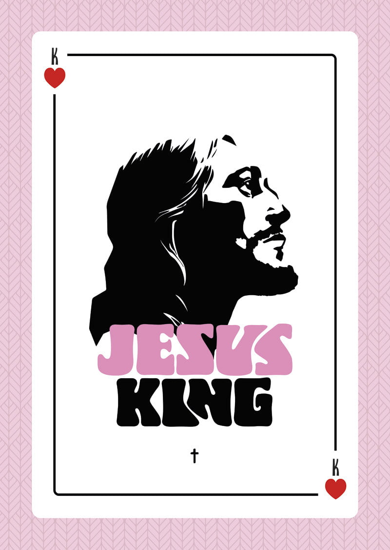 Jesus King (+4 coloris) - Affiche Chrétienne