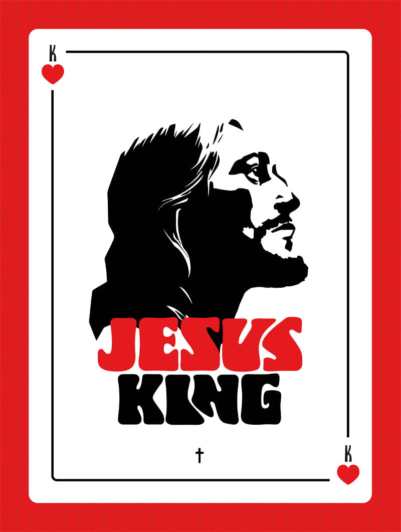 Jesus King (+4 coloris) - Affiche Chrétienne