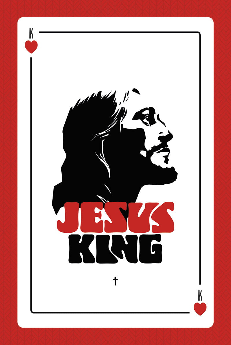 Jesus King (+4 coloris) - Affiche Chrétienne