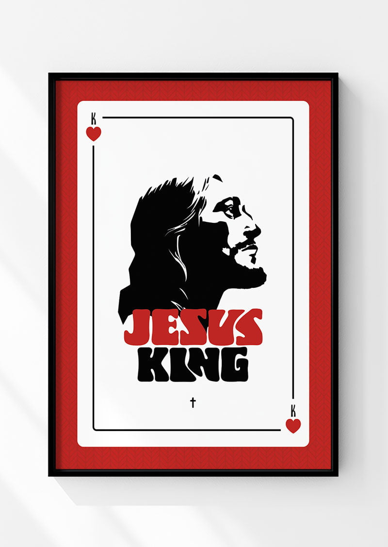 Jesus King (+4 coloris) - Affiche Chrétienne
