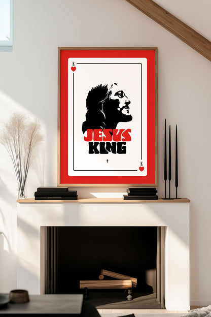 Jesus King (+4 coloris) - Affiche Chrétienne
