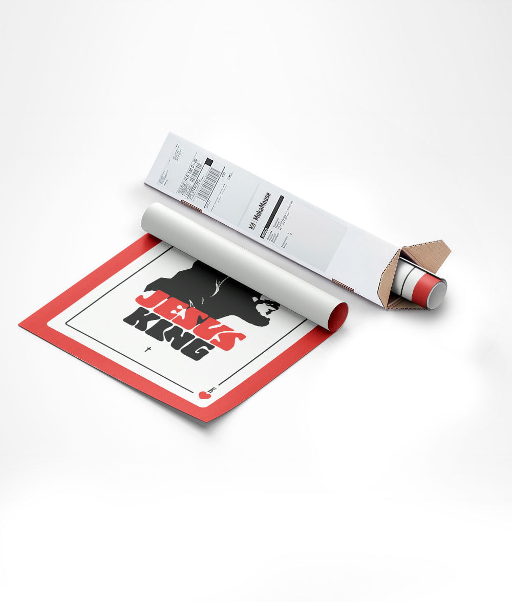 Jesus King (+4 coloris) - Affiche Chrétienne