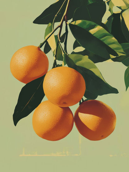 Poster été italie l'orangeraie en format 30x40 cm