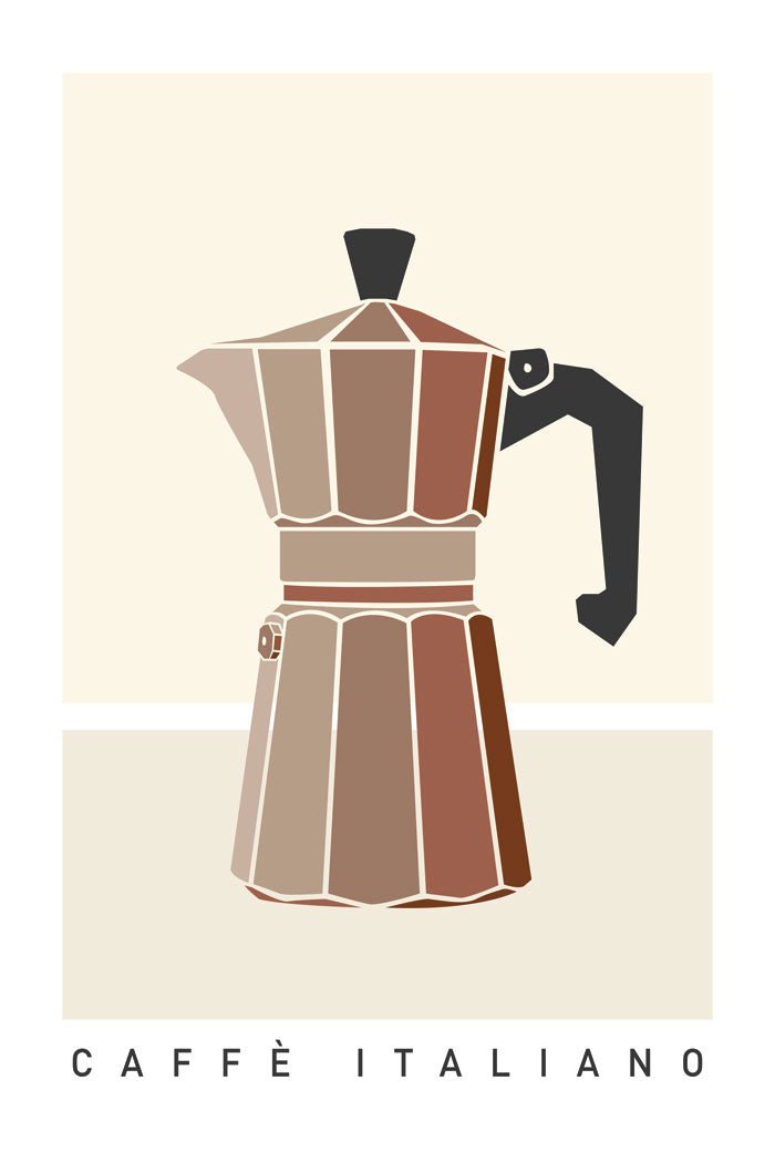 Poster italie moka brew en format 40x60 cm