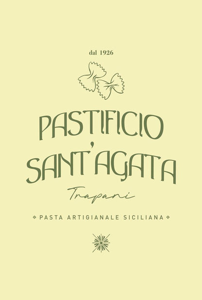 Poster déco en taille 40x60 cm d'une typo  en italien sur fond jaune