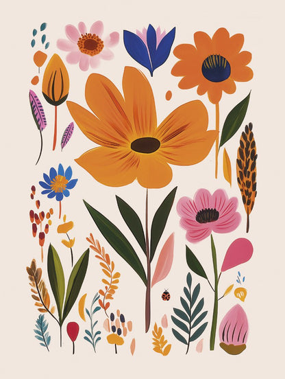 Sauvage - Affiche Folk Art