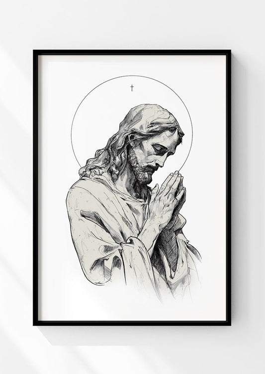 Jésus-Christ - Affiche Chrétienne