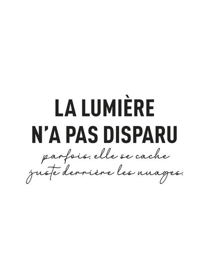 affiche chrétienne 30x40cm, d'une citation biblique en noir et blanc.