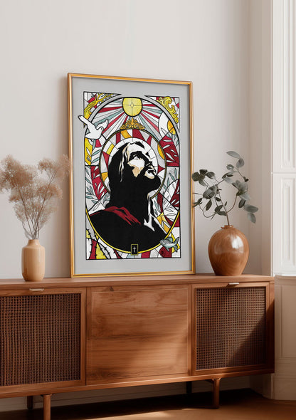 Lux Mundi - Jésus-Vitrail - Édition Limitée